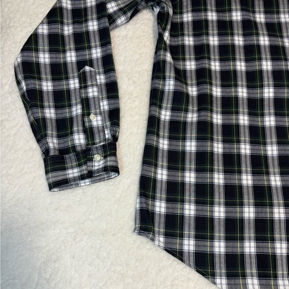 Polo Ralph Lauren Men Green Plaid Performance Flannel Shirt - Picture 4 of 11